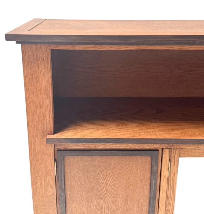 Art Deco Modernist Four-Door Bookcase, 1920s